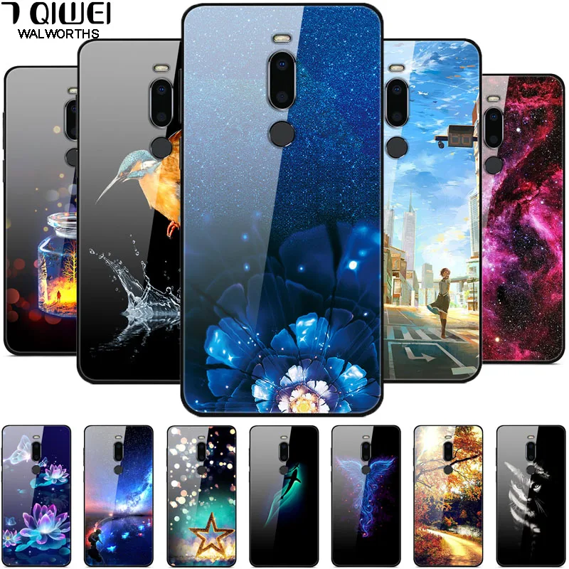 Чехол для Meizu M8, закаленное стекло, жесткая задняя крышка для Meizu M8 M 8, мягкий чехол для телефона, бампер для MeizuM8, защитный чехол 5,7 дюйма