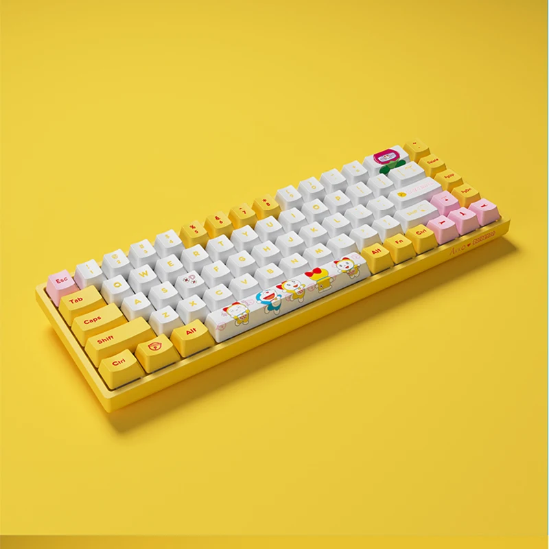 Original AKKO New 3068 RGB Bluetooth 5.0 Mechanical Gaming Wireless Keyboard 68 Keys PBT Computer Gamer Type-C AKKO Switch