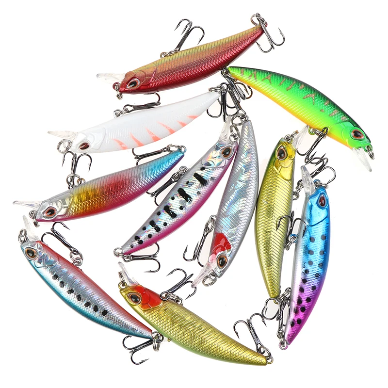 1 шт. 6 см плавающие искусственные жесткие приманки басы воблер щука тали с