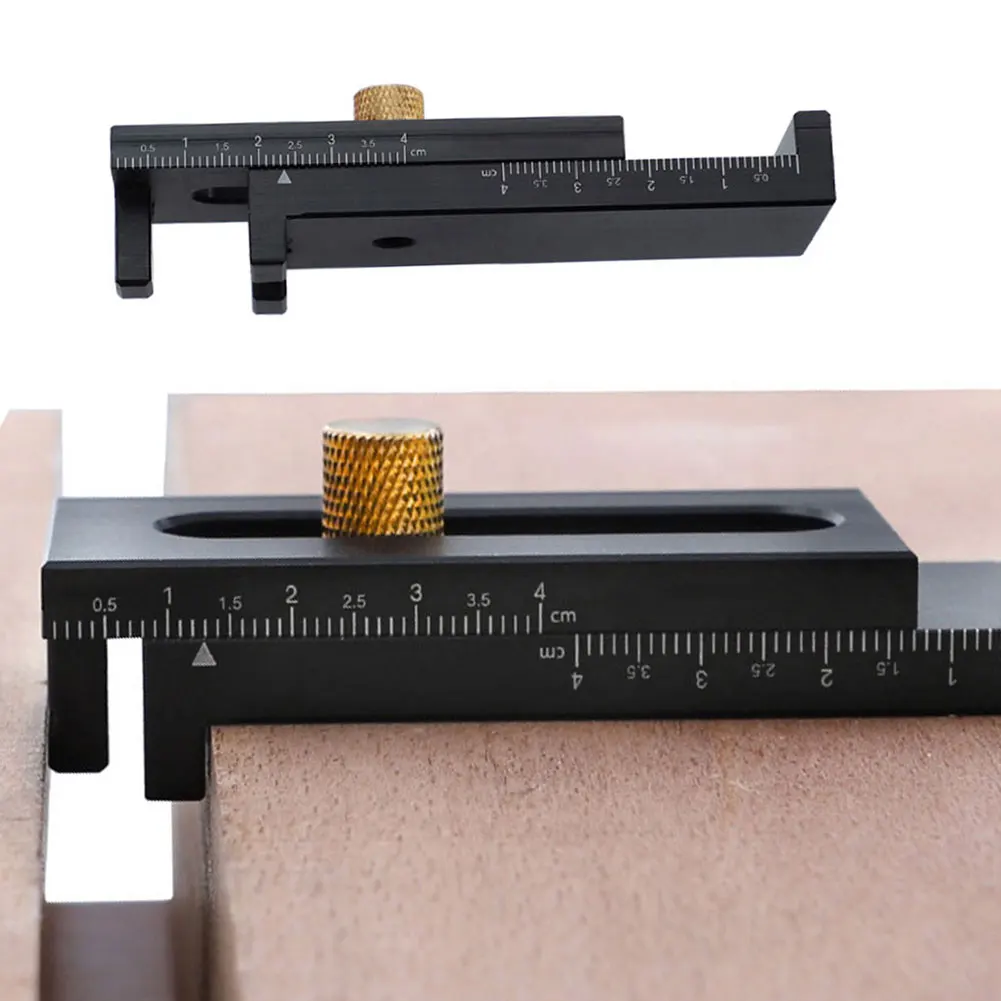 

High-Precision Scale Ruler Woodworking Line Scribe Gap Gauge Saw Seam Ruler Scribing Mark Line Gauge Carpenter Measuring Tool