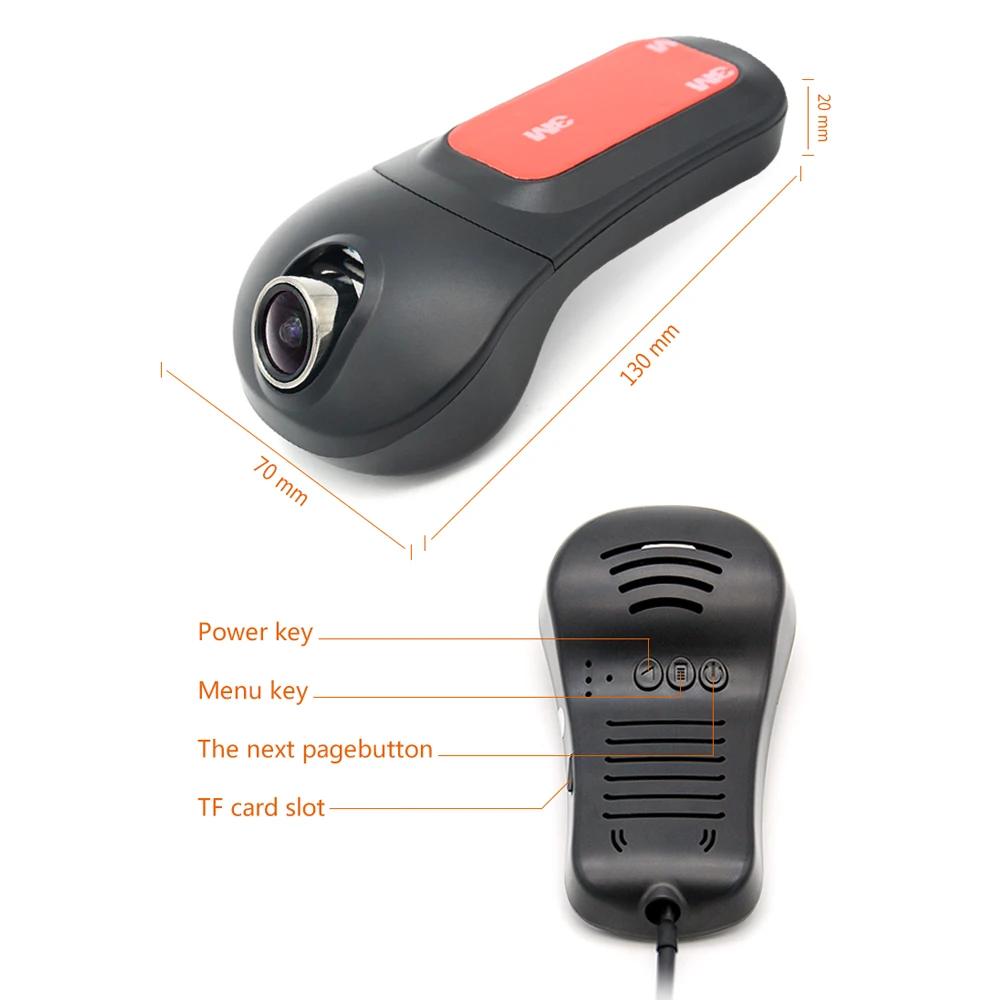 Автомобильный видеорегистратор беспроводная Wi-Fi камера приложение PAL/NTSC FHD 1920*1080p