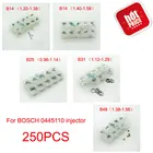 Регулируемые накладки B14 B25 B31 B48 стандартная направляющая для дизельного топлива Шайба форсунки ремонтные комплекты для BOSCH 0445110 #