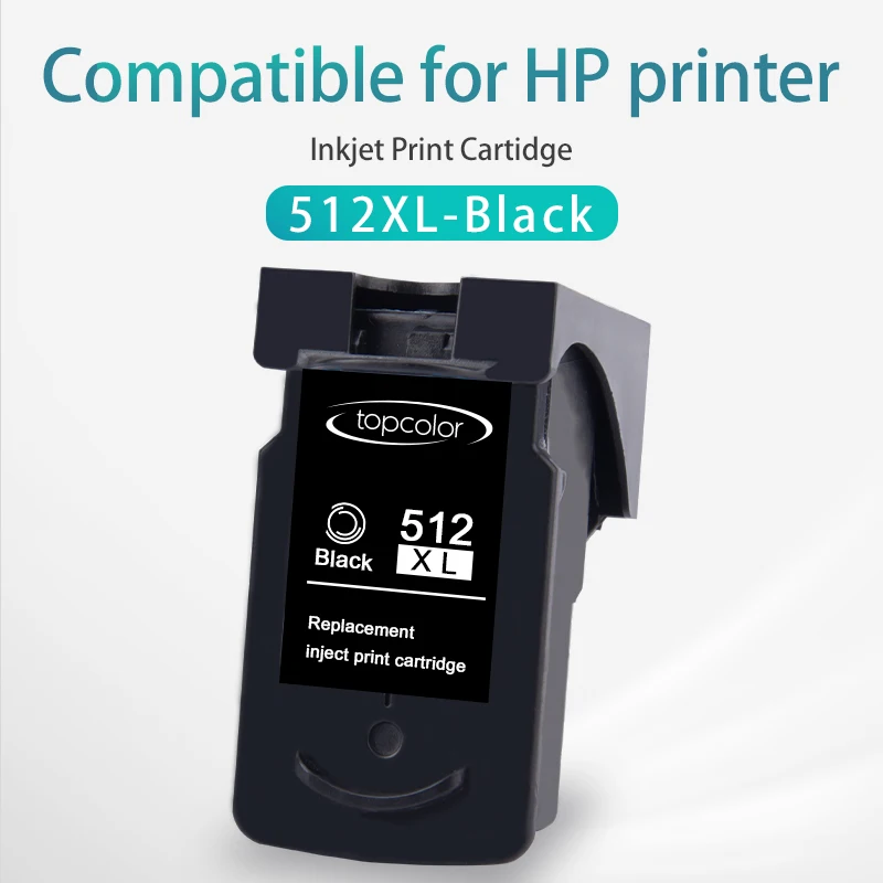 Сменный картридж Topcolor PG512 для Canon 512 PG XL черные чернила Pixma iP2700 MP240 MP250 MP260 MP270