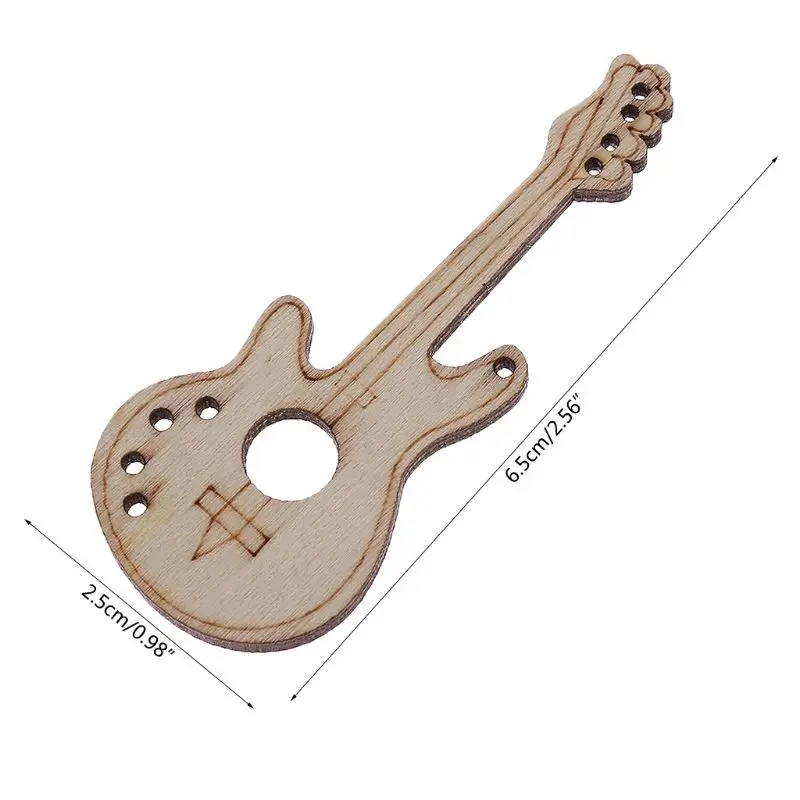 10 шт. лазерная резка украшение для деревянной гитары свадебное украшение|Поделки