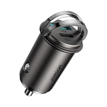 Joyroom 45W USB Car Charger Fast Charging Type-C USB Dual Port 3.0 Car Phone Charger For iPhone 12 11 Pro Max XS X Huawei Xiaomi
