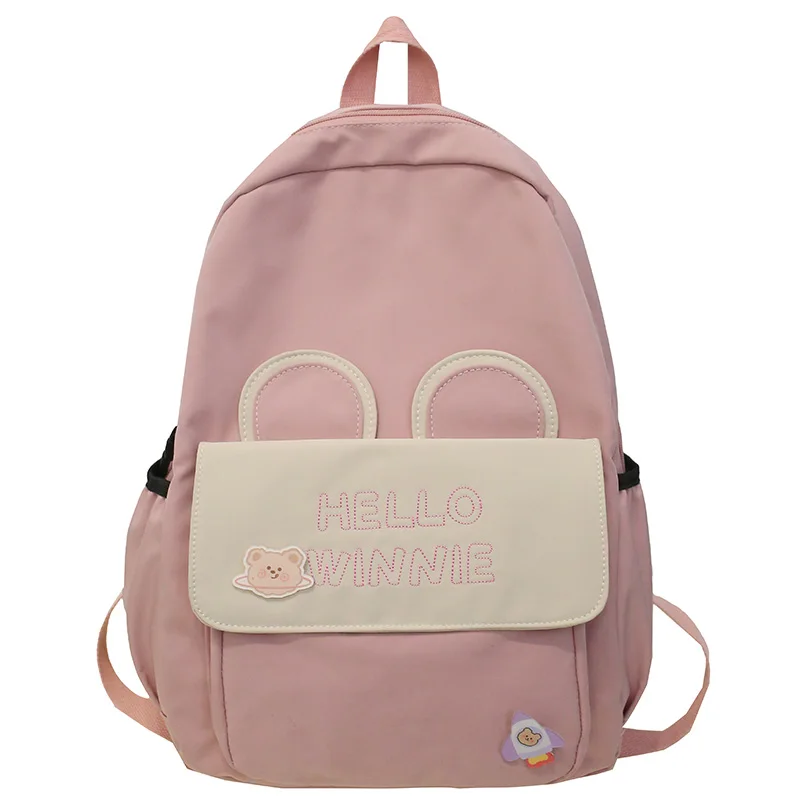 

Primary School Cute Backpack 2021 New Kawaii School Bags for Teenage Girls Large Cacpacity Travel Backpacks Ladies Waterproof