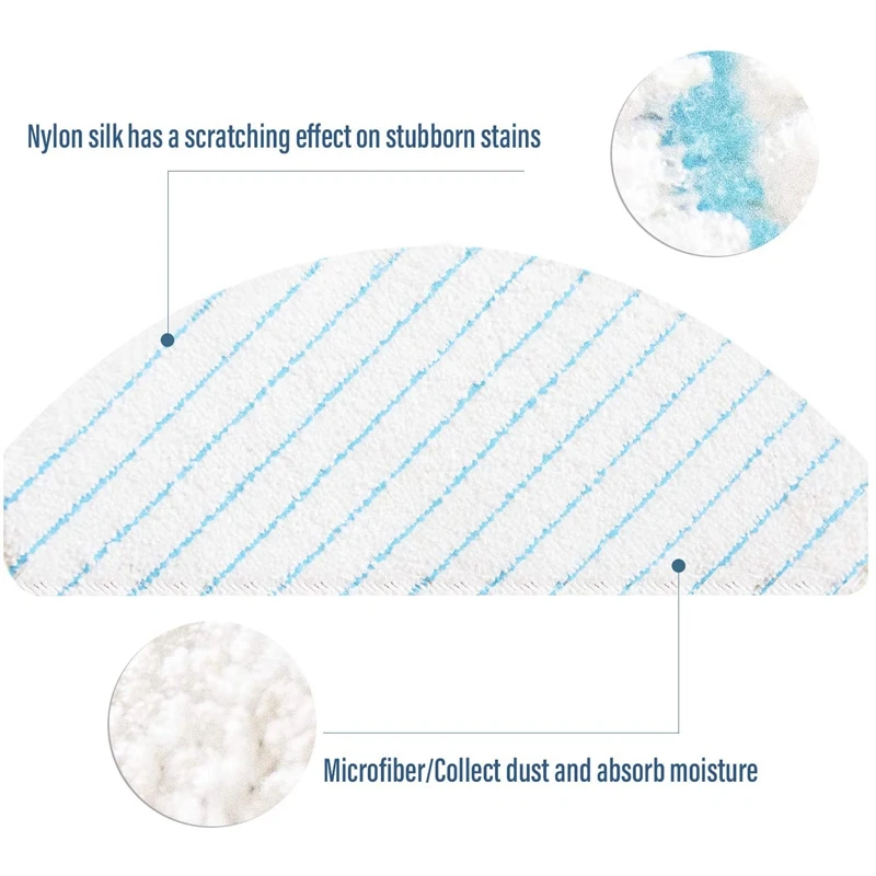 Топ!-100 пакет одноразовая для швабры колодки совместимы Ecovacs Deebot Ozmo T8 аиви