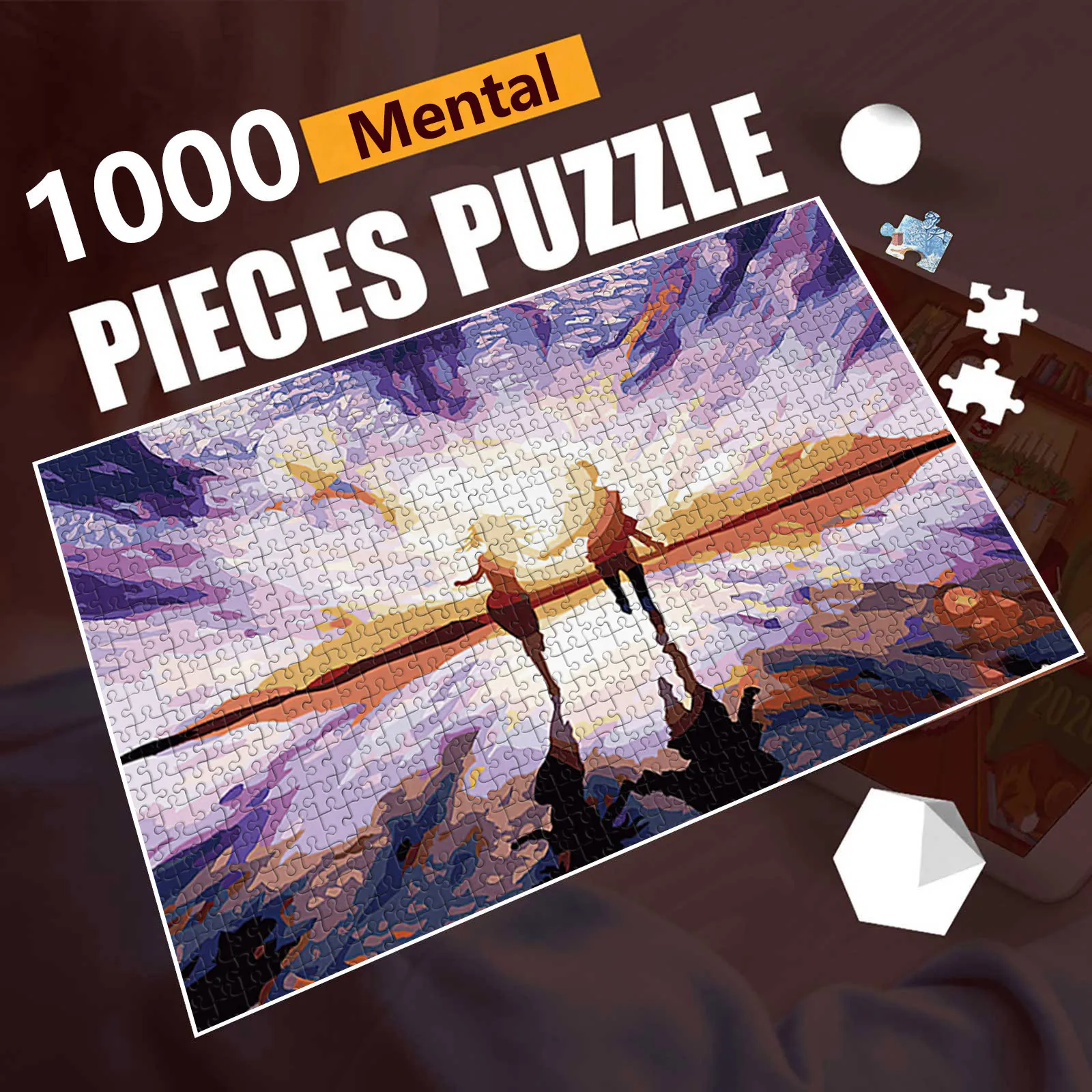 

1000 Large Adult And Children's Puzzle Festival Gift Virtual Puzzle Christmas Gifts Developmental Baby Fidjet Toys