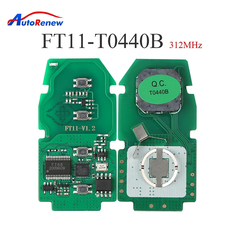 

Lonsdor FT11 0440B 312/314MHz for Toyota Smart Key PCB (Can Copy Most 8A)