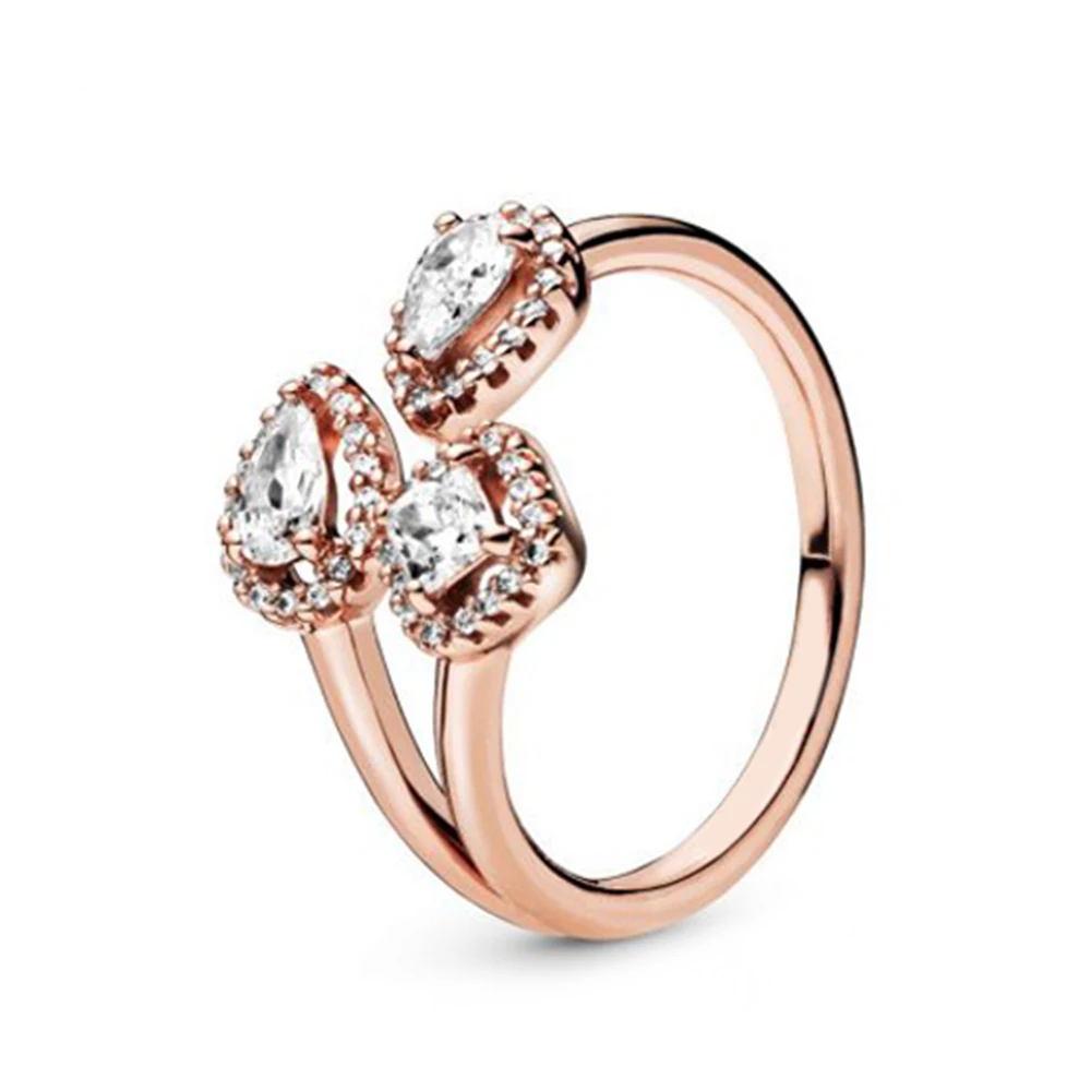 

188494C01 Rose Geometric Shapes Ring