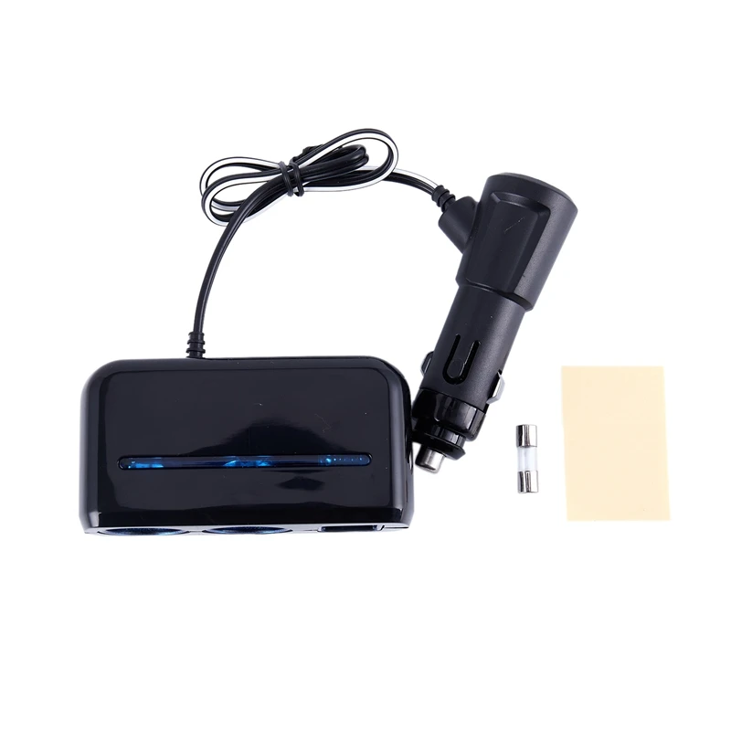 SHUNWEI 12 В зарядное устройство USB 3 гнездо мульти автомобильный делитель адаптер