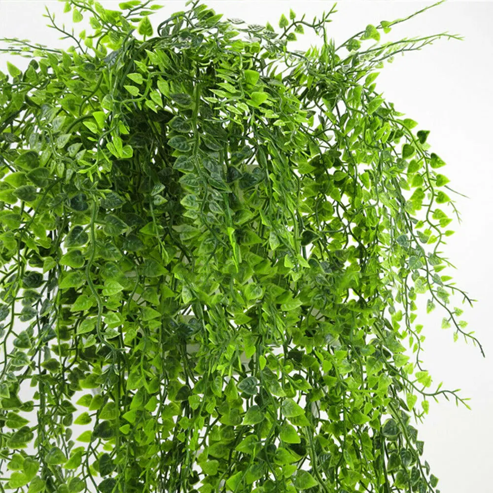 

Artificial Plant Vines Wall Hanging Simulation Rattan Leaves Branches Green Plant Ivy Leaf Home Wedding Decoration Plant-Fall