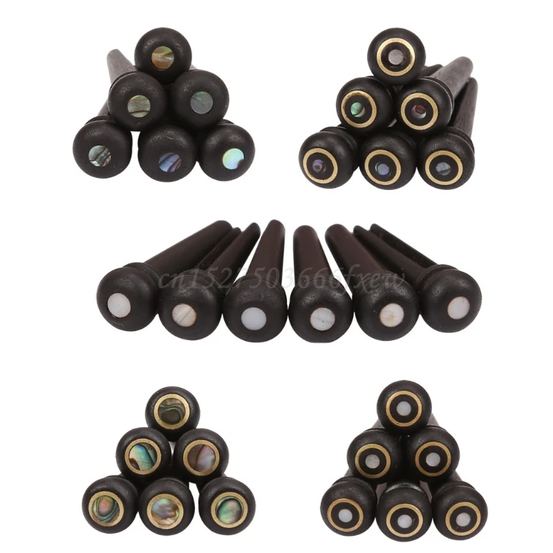 Эбеновый металлический корпус для гитары мостовые шпильки на запчасти