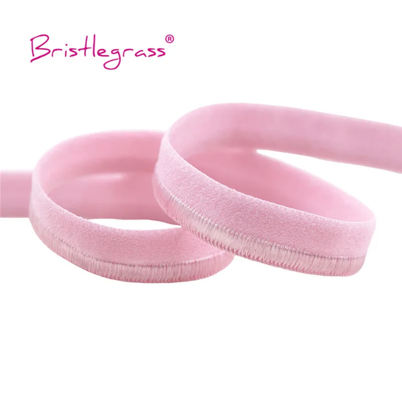 BRISTLEGRASS 2 5 10 Yard 3/8&quot 10mm Elastic Piping Band Rope Nylon Bias Tape Welting Cord Bedding Underwear Lingerie Sewing Craft |