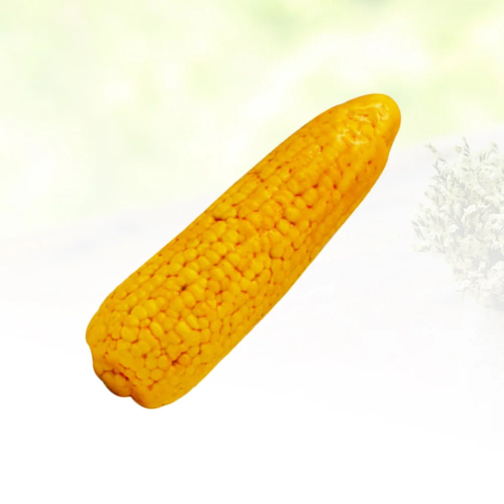 

1pcs Simulation Corn Vegetable Artificial Lifelike Corn Fake Corn Fake Vegetable for Home Kitchen Decoration Place Props
