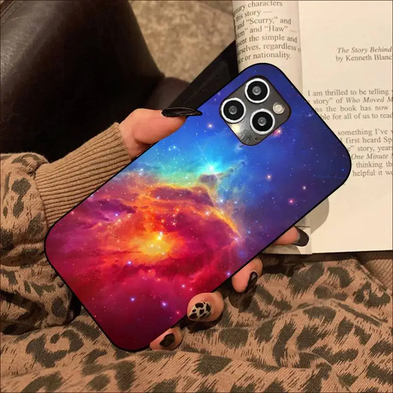Цветной чехол для телефона galaxy universe iPhone 11 12 13 mini pro XS MAX 8 7 6 6S Plus X 5S SE 2020 XR - купить по