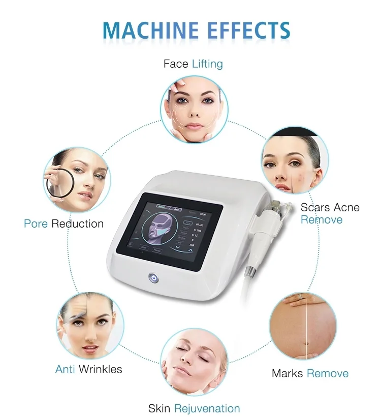 

Portable type RF fractional micro-needle machine stretch marks remover skin lifting rejuvenation wrinkle removal machine