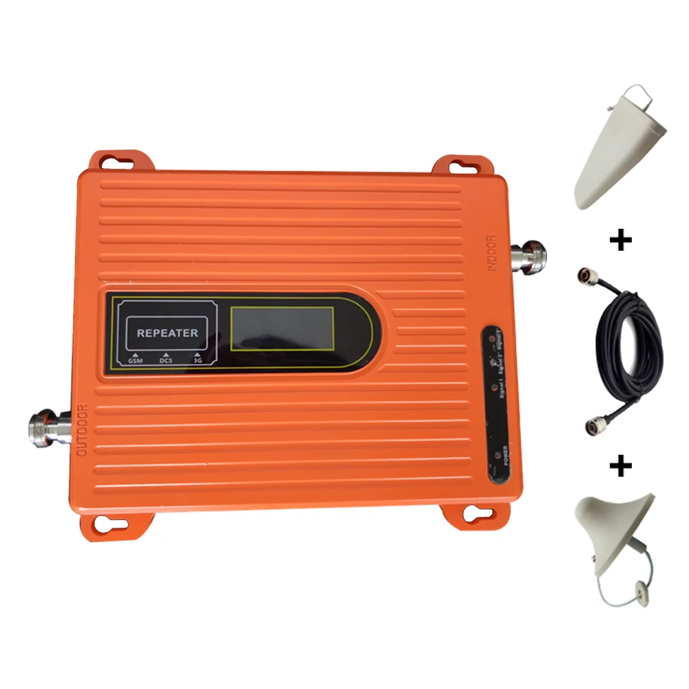 Трехдиапазонный усилитель сигнала 2g 3g 4g 900 1800 2100 GSM WCDMA UMTS LTE сотовый ретранслятор