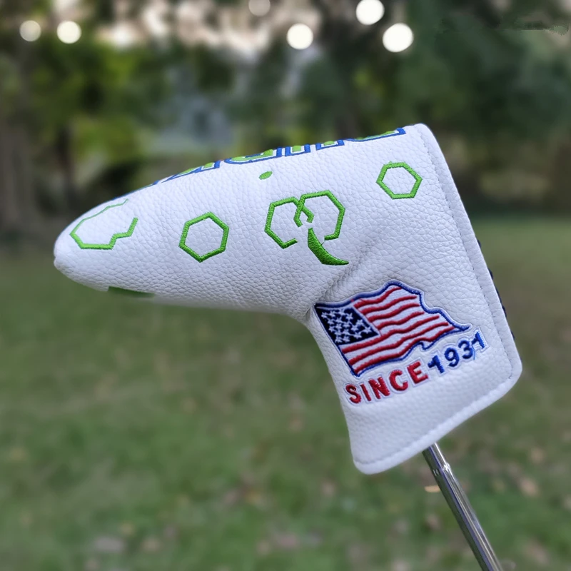 Новый флaг сшa yзкиe клюшка для гольфа Берк из искусственной кожи лезвие короткой