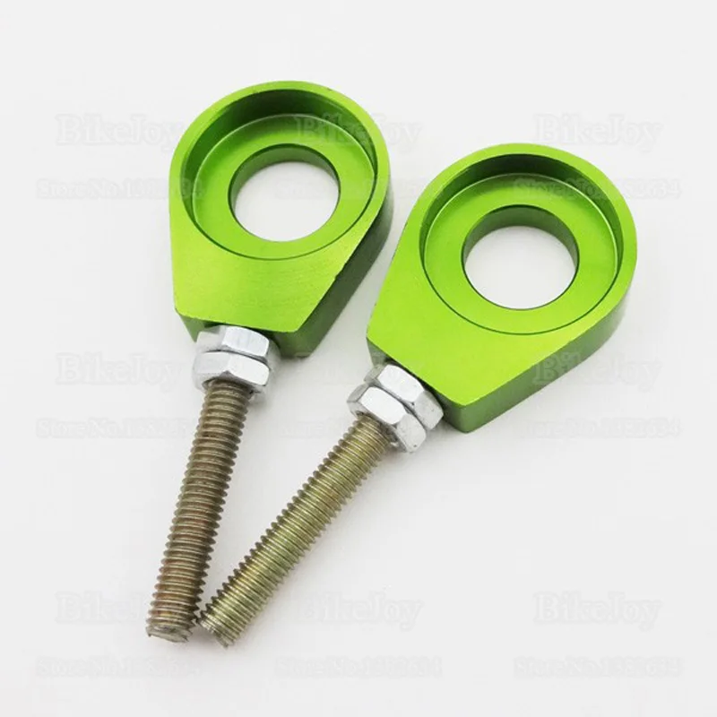 15mm Axle Chain Adjuster Tensioner Green for 50cc 70cc 90cc 110cc 150cc CRF XR YCF SDG Pit Dirt Bike ATV Quad Go Kart Motorcycle |