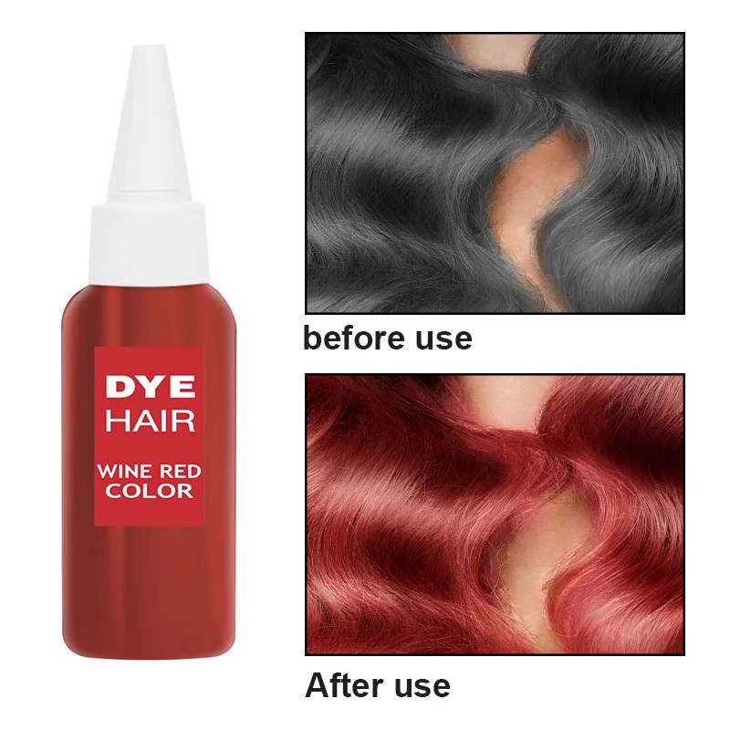 Крем-краска для волос одноразовая 6 цветов 30 мл | Красота и здоровье