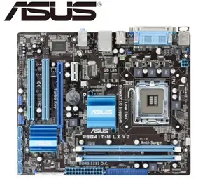 Материнская плата Asus P5G41T-M LX V2 для настольного ПК G41 LGA 775 для Core 2 Duo DDR3 8G SATA2 VGA uATX, оригинальная бу материнская плата
