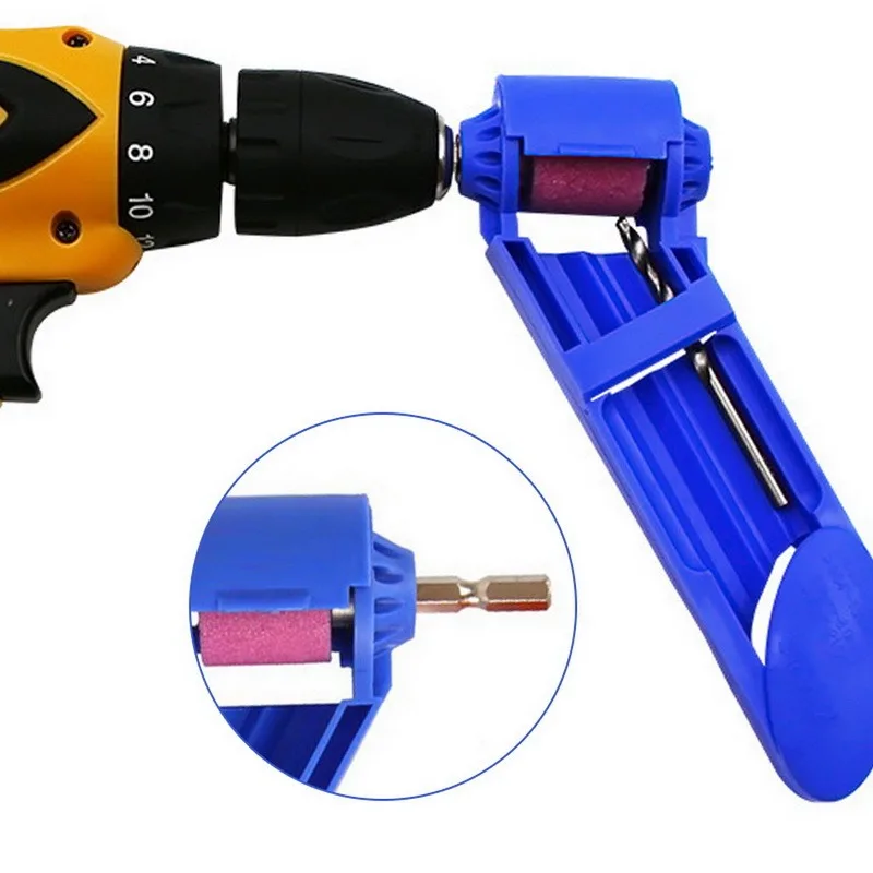 

1Set Corundum Grinding Wheel Drill Bit Set Sharpener Titanium Drill Portable Hand Polishing Drill Bit Powered Tool Accessories