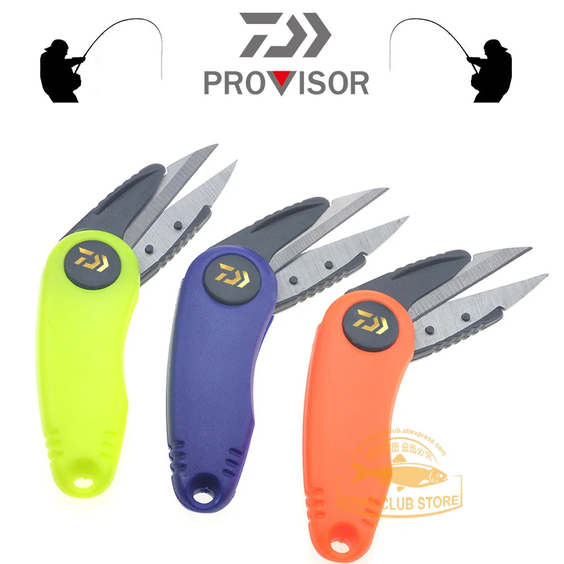 

Рыболовные ножницы Daiwa, мужские, цветные, телескопические, кривые, портативные, складные, 2020