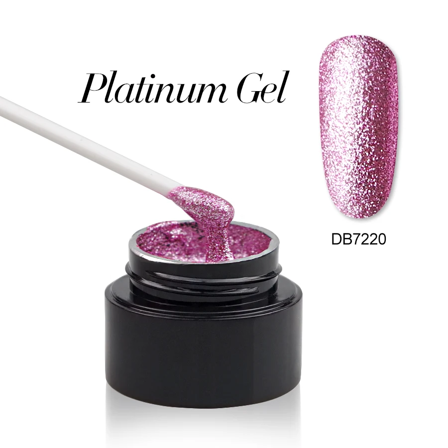 Merrly Factory Платиновый Лак 5 мл лаки для маникюра блестящий гель Блестящий Золотой