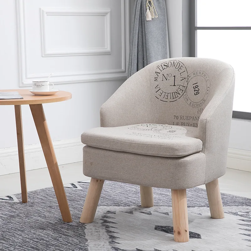 

2021 Nordic Modern Minimalist Lazy Sofa Living Room Bedroom Balcony Clothing Store Casual Comfortable Single Small Sofa Chair