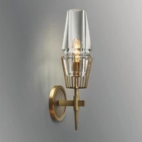copper wall lamp led quality wall scone light modern bedside bedroom wall mount lighting stairs light fixtures for home 100 240v