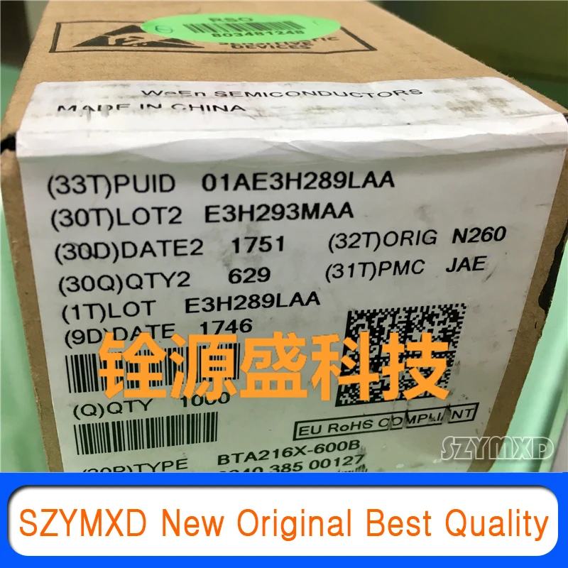 

5Pcs/Lot New Original BTA216X-600B 16A600V Triac