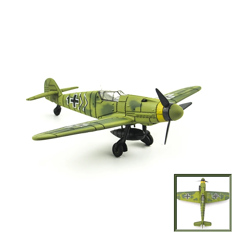 6 цветов 1/48 4d сборная военная модель игрушки строительные наборы Самолет BF-109 истребитель литье под давлением военный самолет II