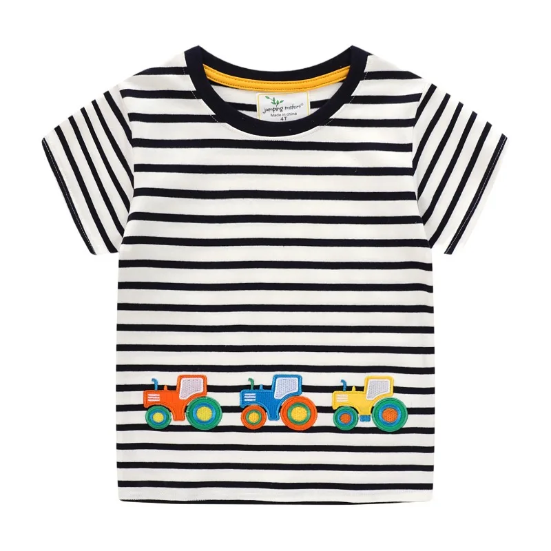 

2022 spring and summer new European and American children's short-sleeved T-shirt summer new baby clothes W02 11