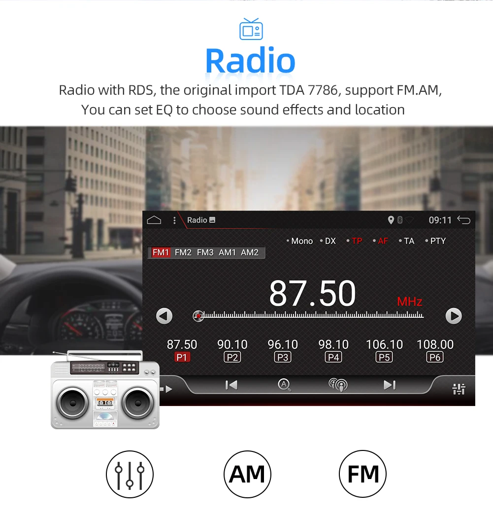 Автомагнитола 2 din Android 9,0 автомобильный dvd кассетный плеер для ford для focus 2 магнитофон gps навигация Wi-Fi руль 4G ram