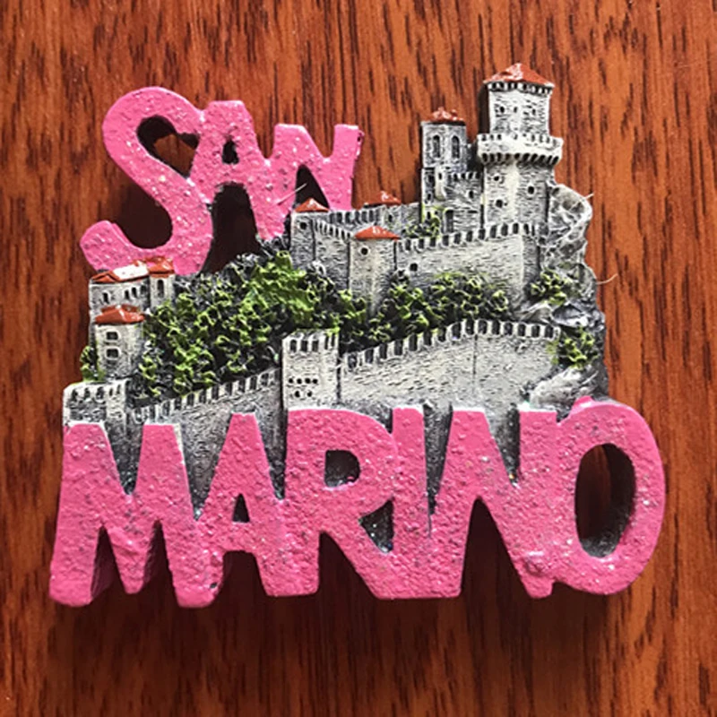 Магнит на холодильник из смолы Таиланда Берлина Праги вены княгини для