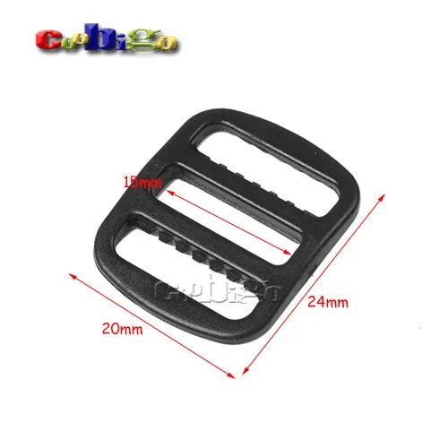 15mm Webbing 12 шт. двойной Лямки Пластиковые Tri-Glide регулируемый ползунок Пряжка для рюкзака ремни ремень аксессуары Размер 15 мм 20 мм 25 мм 32 мм - Цвет: 15mm Webbing