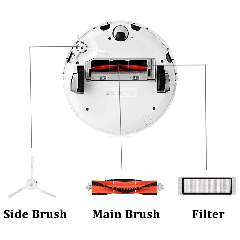 

Suitable for Millet er Accessories Side Brush Stone S50 S51 Small Tile Main Brush Rag Filter Brush Filter