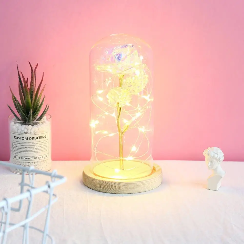 20LED энергосберегающие медные провода пенопластовые лампы стеклянная крышка