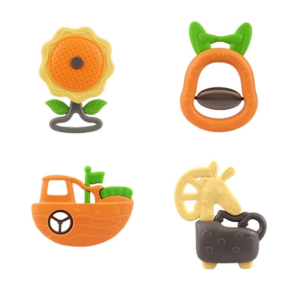 

Cartoon Baby Rattles Mobiles Teething Toy Newborn Teethers Hand Shaking Bell Rattles Set Toddler Poached Teether Rattle Toy Sets