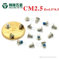 100pcs phillipscross recessed flat thin head laptop drive screw cm2 52 5 computer repair screw with nylok adds hardly