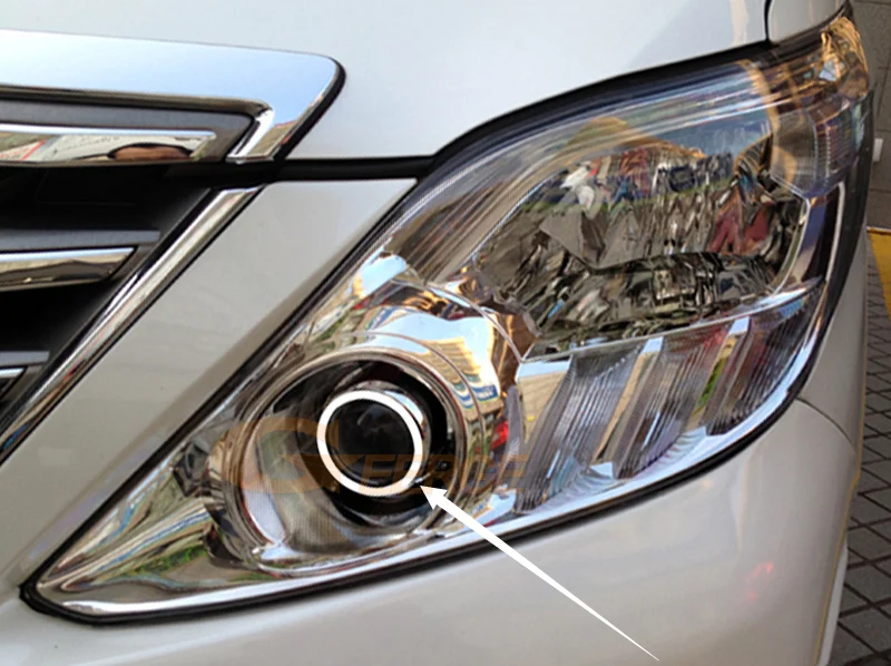 Для toyota ALPHARD 2011 2012 отличный ультра яркий CCFL ангельские глазки Halo кольца комплект