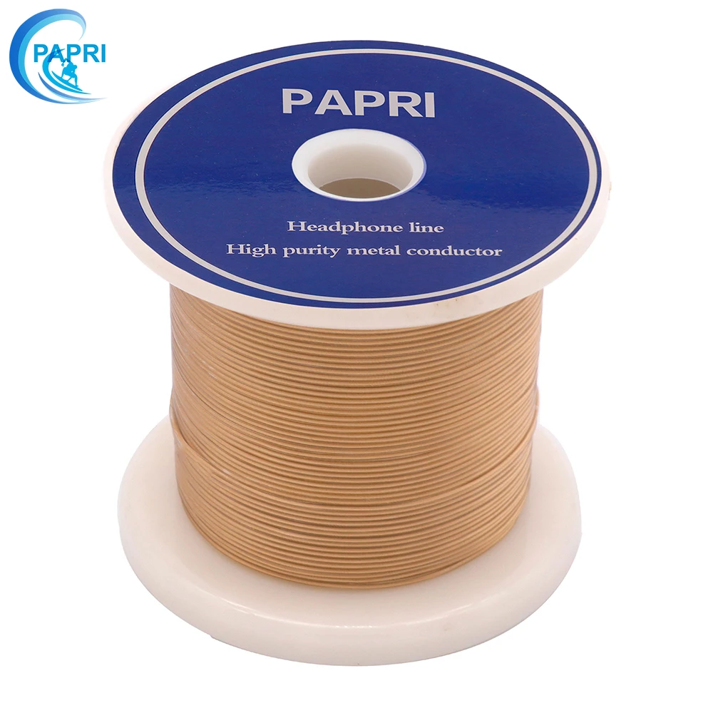 PAPRI новейший GS04 кабель для наушников DIY 7N OCC + позолоченный (3Mil.) Hi Fi аудио структура