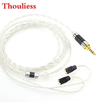 thouliess 1 2 meter 2 53 54 4mm balanced 4core silver plated headphone upgrade cable for mh nh205 fitear mh334 mh335dw togo334