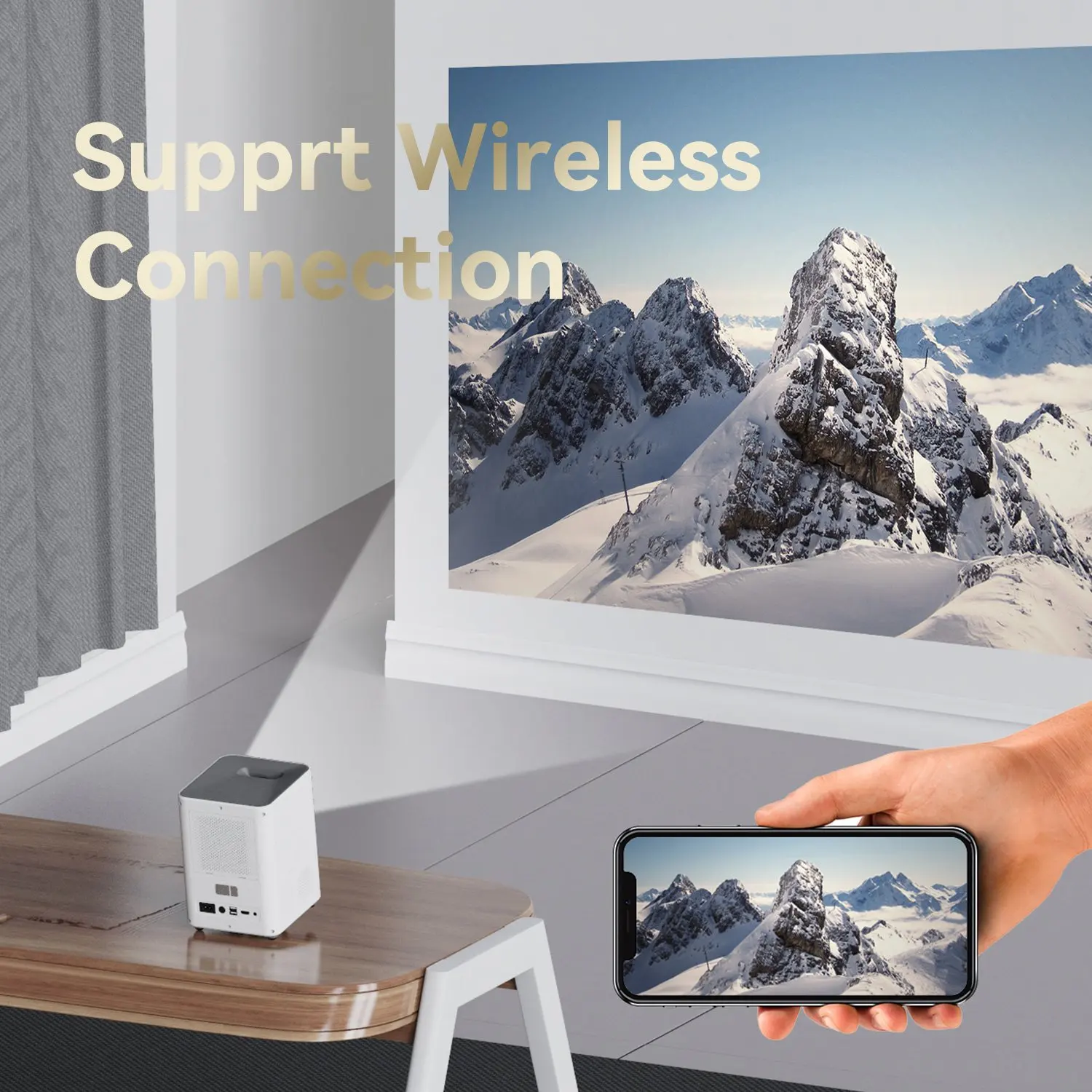 Проектор ALSTON Z3 Full HD 1080P Hi-Fi для домашнего кинотеатра |