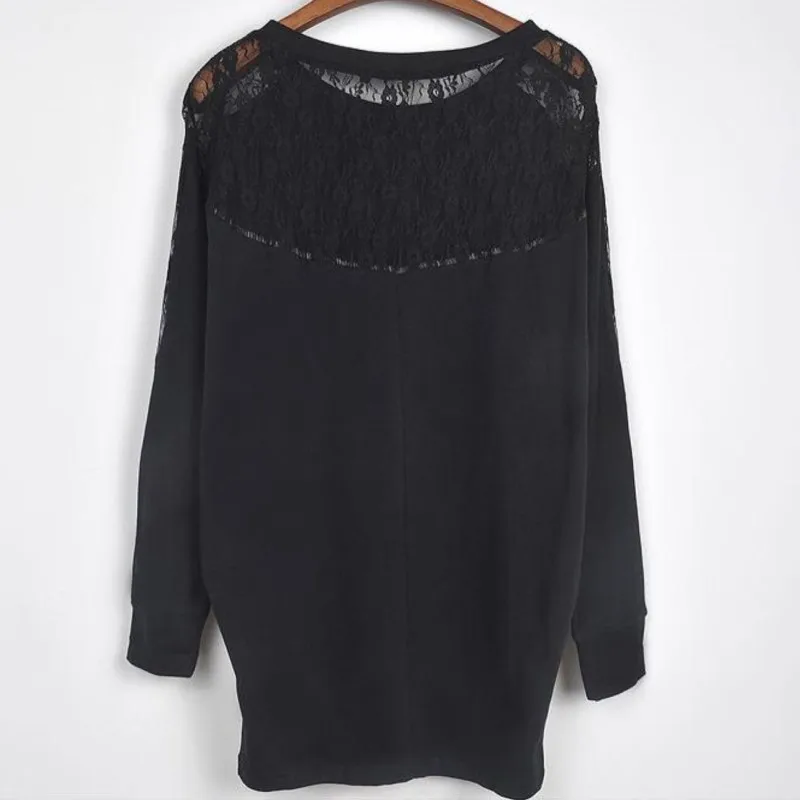 Женская трикотажная рубашка с длинным рукавом летучая мышь | одежда