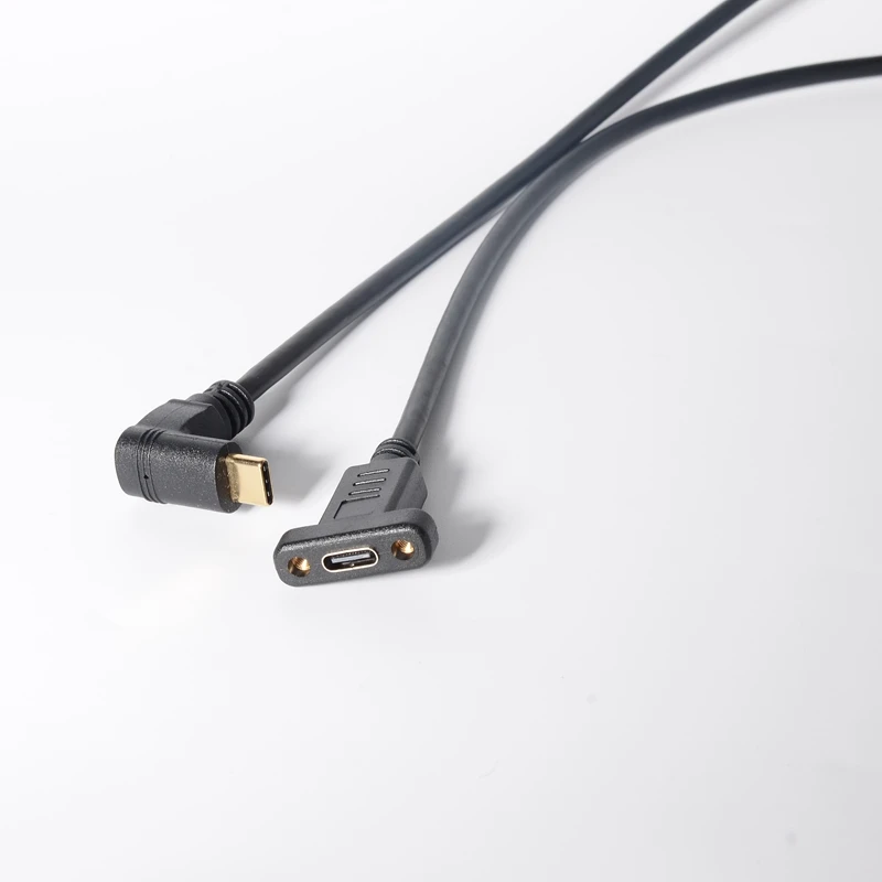 Кабель-удлинитель с разъемами USB 3 1 и Type C 90 градусов | Электроника
