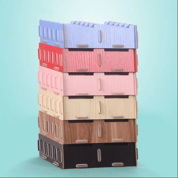 Креативные деревянные держатели для карт записей офисного стола витрины