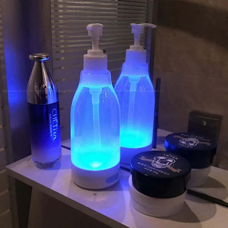 

WETIPS 7 Color LED Sensor Light Plastic Hand Soap Dispensers Touch Liquid Soap Dispensers Zeepdispenser Dispensador Jabon
