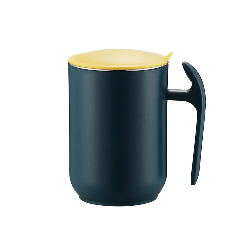 

Stainless steel water cup 304 liner high color men's and women's anti falling mug with cover household lovers cup tea cup